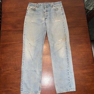 Levi Jeans, size 29. Few rips in front